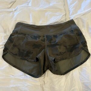 Camo Lululemon shorts